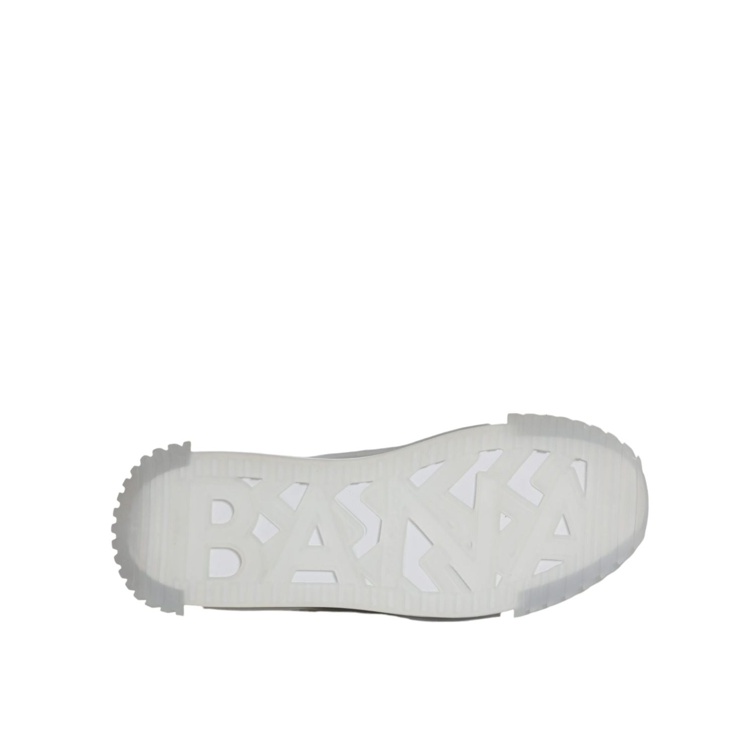 Dolce & Gabbana White Silver Low Top NS1 Sneakers Shoes