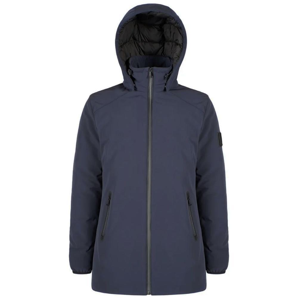 Yes Zee Blue Nylon Men's Down Jacket