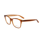 Bottega Veneta Bicolor Acetate Frames in brown and yellow with 52/17/140mm dimensions. Luxurious women's eyewear made of acetate.