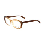 Bottega Veneta Bicolor Acetate Frames in brown and dotted design, model BV236SJ9 with dimensions 50/19/140 mm.