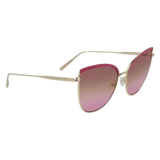 Longchamp Gold Metal Sunglasses LOLO130S716AC