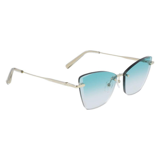 Longchamp Gold Metal Sunglasses LOLO141S732AC