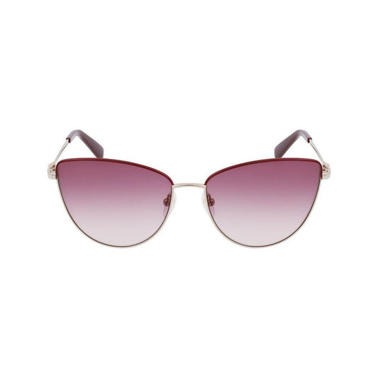 Longchamp Gold Metal Sunglasses LOLO152S721AC