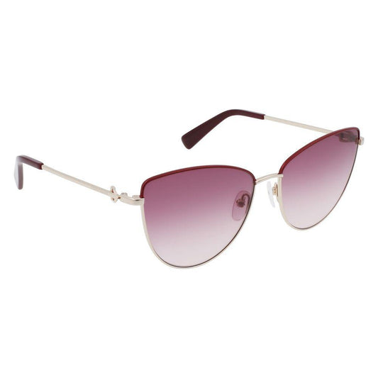 Longchamp Gold Metal Sunglasses LOLO152S721AC