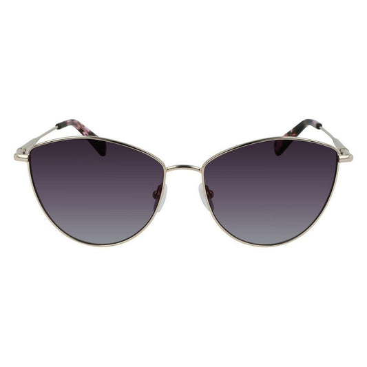 Longchamp Gold Metal Sunglasses LOLO155S723AC