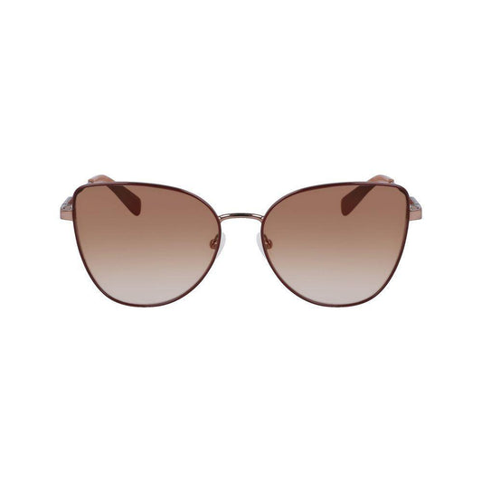 Longchamp Gold Metal Sunglasses LOLO165S734AC