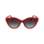 Longchamp Red Acetate Sunglasses