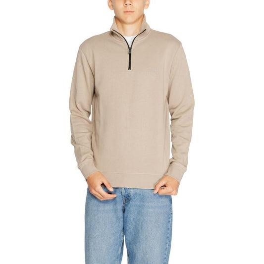 Hugo Boss Brown Cotton Sweatshirt BO-14895500140-IT44 | S
