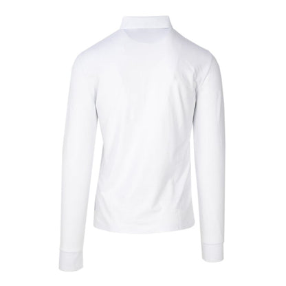 Armani Exchange White Cotton Long Sleeve T-Shirt