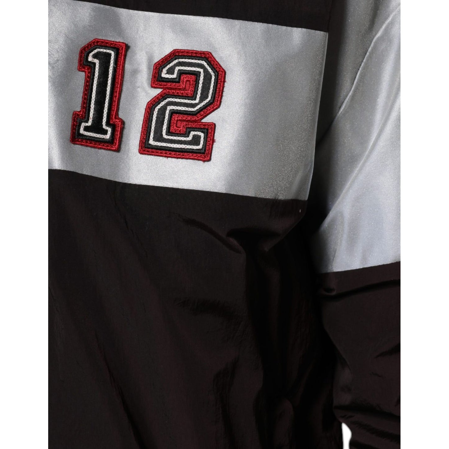 Dolce & Gabbana Multicolor Full Zip Jersey Men Bomber Jacket