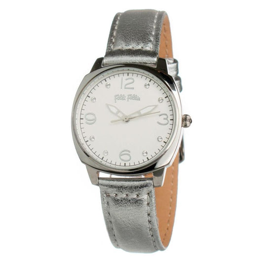 Folli Follie Gray Leather Watch FFWF14T021SSSAC