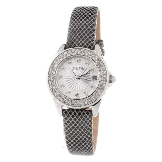 Folli Follie Gray Leather Watch FFWF1A006STNAC