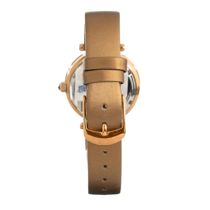 Folli Follie Brown Leather Dress Watch