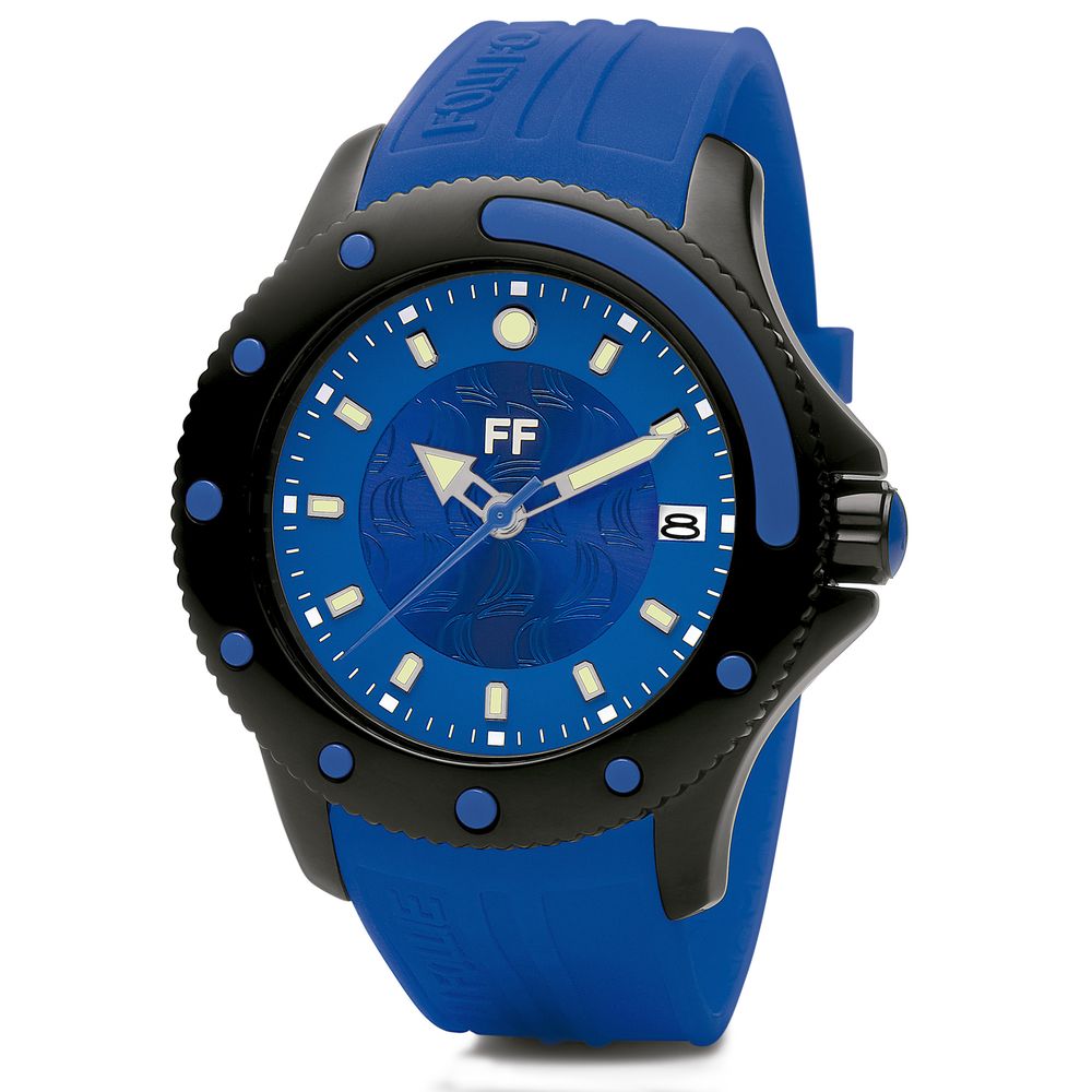 Folli Follie Blue Synthetic Sport Watch