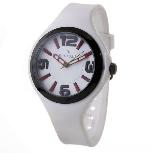 Folli Follie White Synthetic Sport Watch