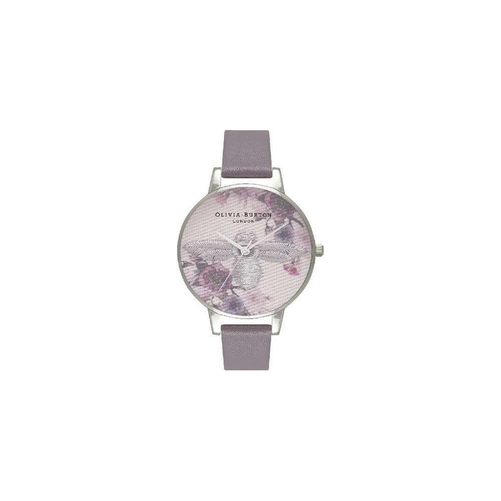 Olivia Burton Gray Artificial Leather Watch OBOB16EM05AC