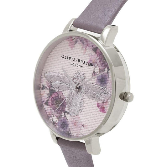 Olivia Burton Gray Artificial Leather Watch OBOB16EM05AC