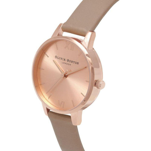 Olivia Burton Brown Artificial Leather Watch OBOB16MD88AC