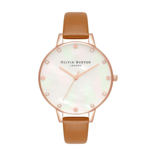 Olivia Burton Brown Artificial Leather Watch OBOB16SE18AC
