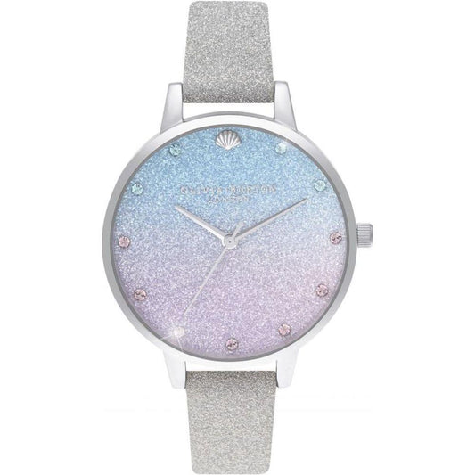 Olivia Burton Gray Artificial Leather Watch OBOB16US49AC