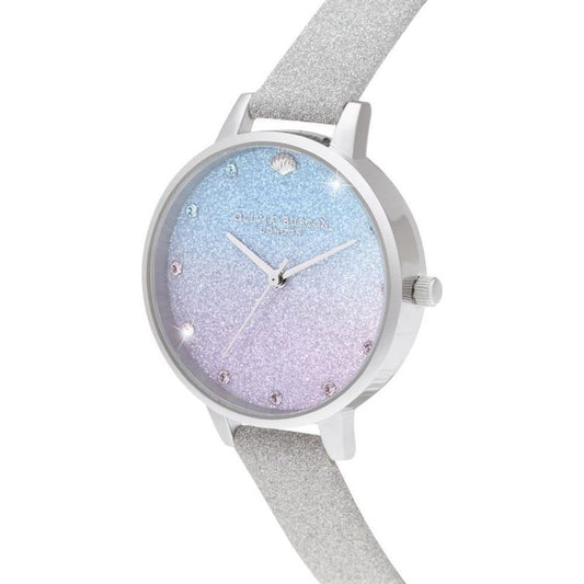 Olivia Burton Gray Artificial Leather Watch OBOB16US49AC
