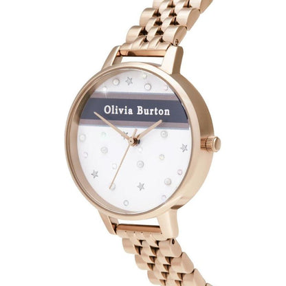 Olivia Burton Multicolor Stainless Steel Dress Watch