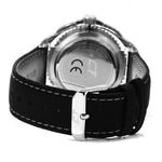 Chronotech Black Leather Watch CHCC6280L01AC
