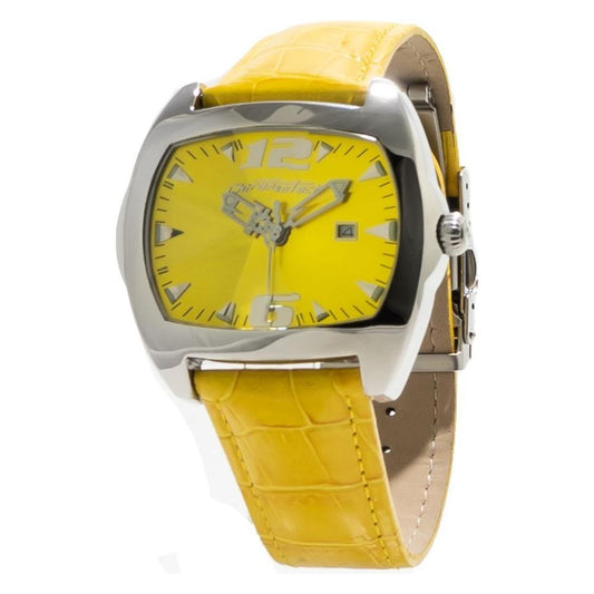 Chronotech Yellow Leather Watch CHCT2188M05AC