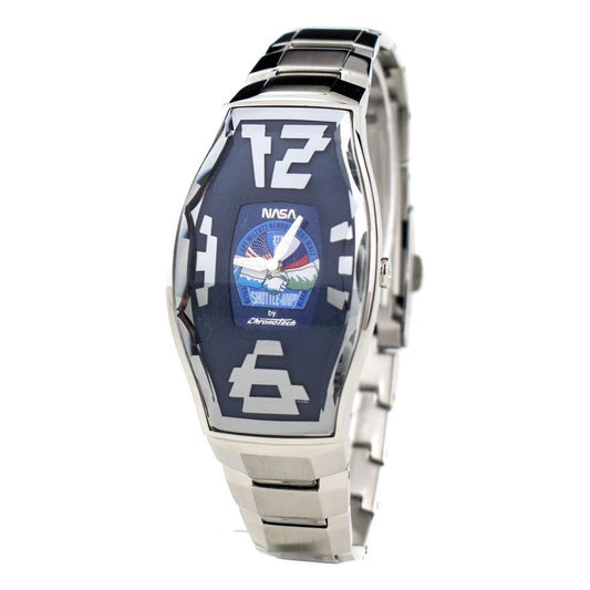 Chronotech Silver Stainless Steel Dress Watch