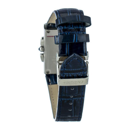 Chronotech Blue Leather Watch
