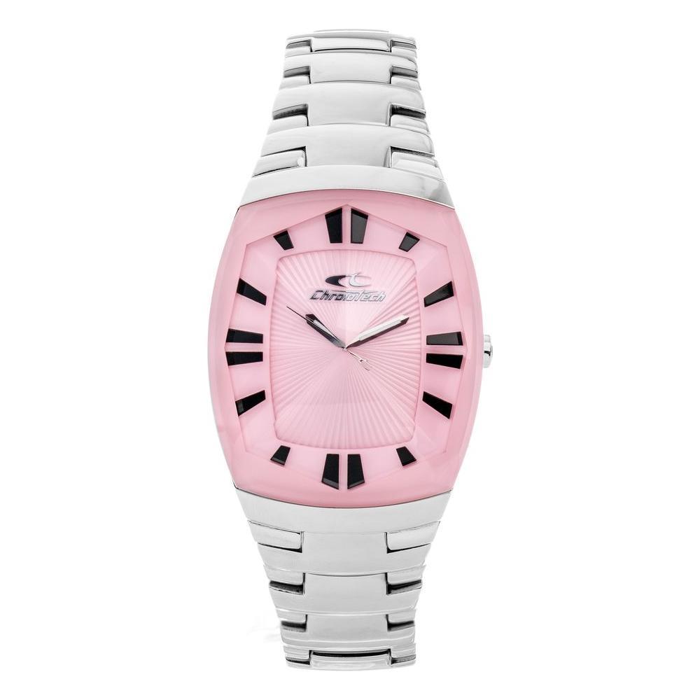 Chronotech Silver Stainless Steel Watch