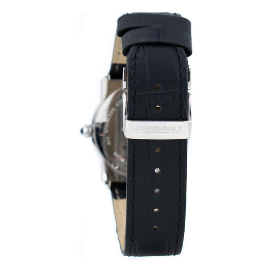 Chronotech Black Leather Watch CHCT7279M03AC