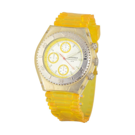 Chronotech Yellow Rubber Watch CHCT728406AC