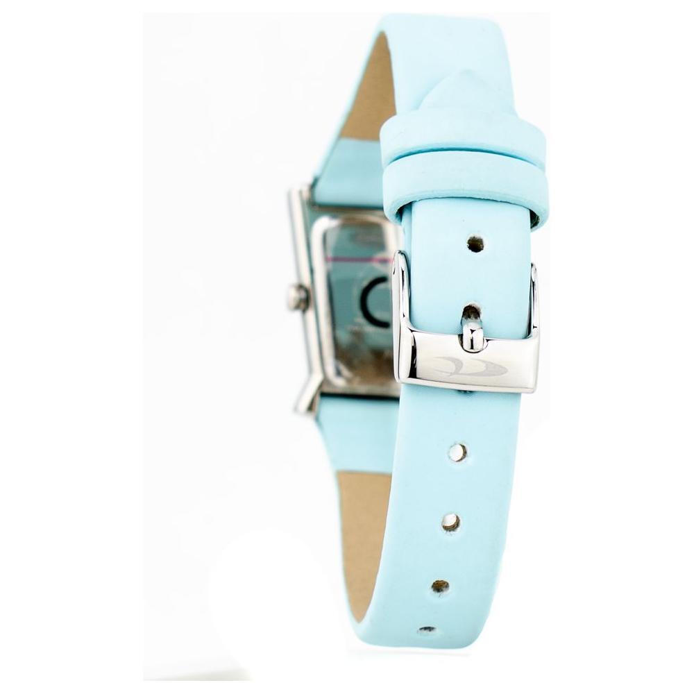 Chronotech Blue Leather Dress Watch