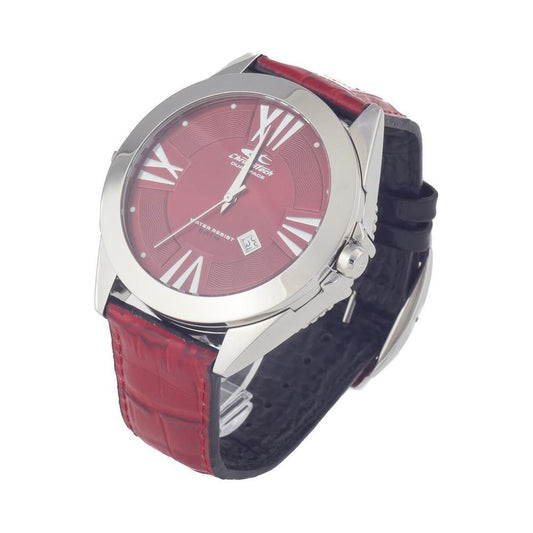 Chronotech Black Leather Watch CHCT7636M02AC