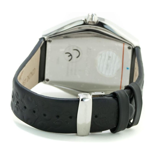 Chronotech Black Leather Watch CHCT7693J01AC