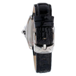 Chronotech Black Leather Watch