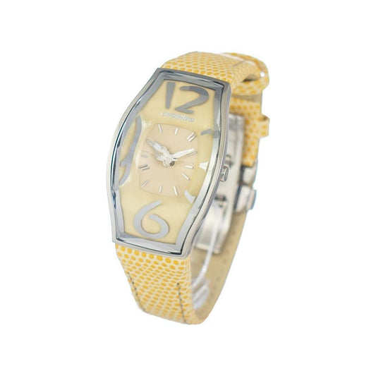 Chronotech Yellow Leather Watch CHCT7932AL86AC