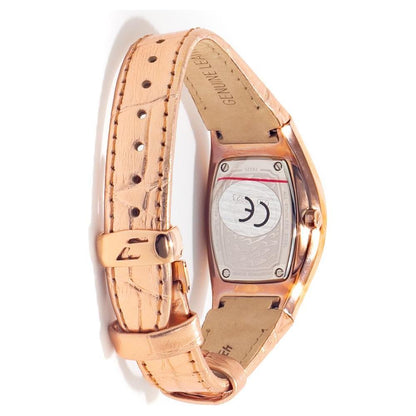 Chronotech Multicolor Leather Dress Watch