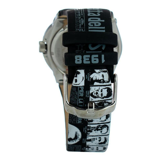 Chronotech Black Leather Watch CHCT7935M12AC