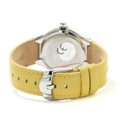 Chronotech Yellow Leather Watch CHCT7980L05SAC