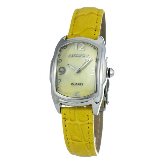 Chronotech Yellow Leather Watch CHCT9743L05AC