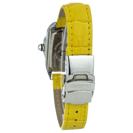 Chronotech Yellow Leather Watch CHCT9743L05AC