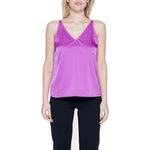 Vila Clothes Pink Polyester Top VI-14220101373-IT38|XS