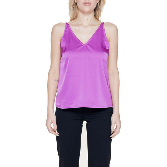 Vila Clothes Pink Polyester Top VI-14220101373-IT38|XS