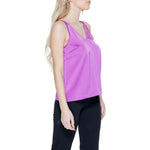 Vila Clothes Pink Polyester Top VI-14220101373-IT38|XS