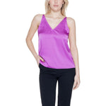 Vila Clothes Pink Polyester Top VI-14220101373-IT38|XS