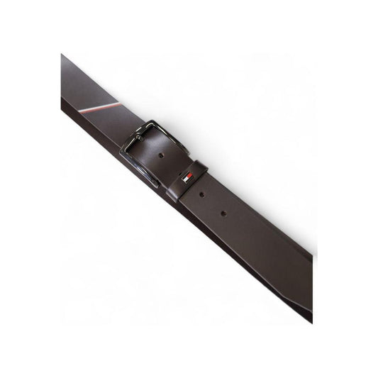 Tommy Hilfiger Brown Leather Belt TO-14601000140-100 CM / 40 INCHES