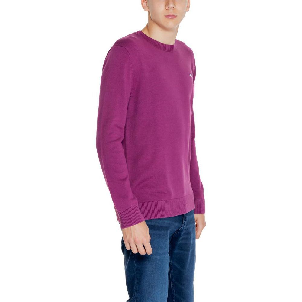 Tommy Hilfiger Jeans Purple Organic Cotton Sweater TO-14566002214-IT52 | XL