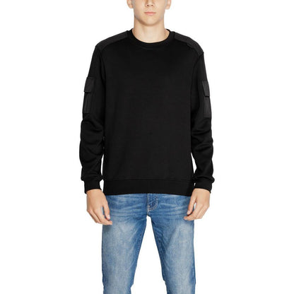 Antony Morato Black Cotton Sweatshirt
